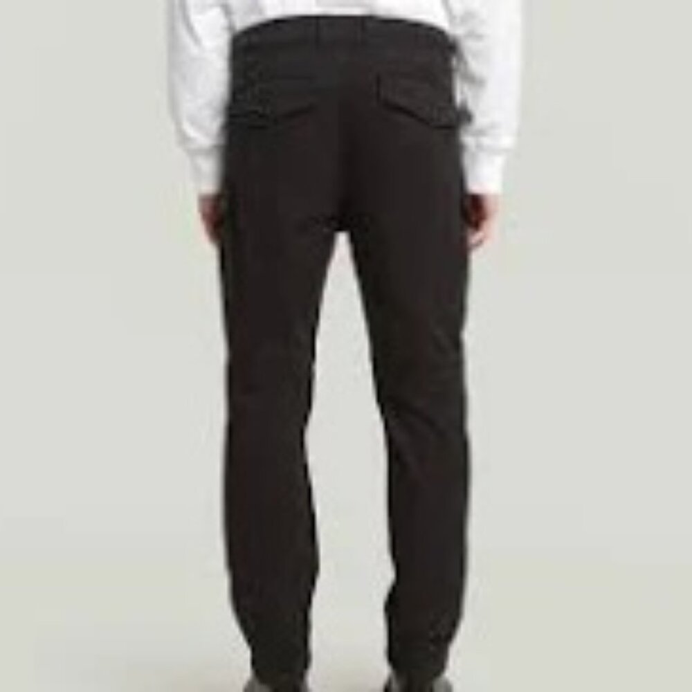 G-Star Roxic Straight Tapered Cargo Pant in Black stretch cotton coated - Picture 2 of 12